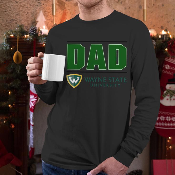 Wayne State University Proud Dad Parents Day 2020 Men Long Sleeve Tshirt