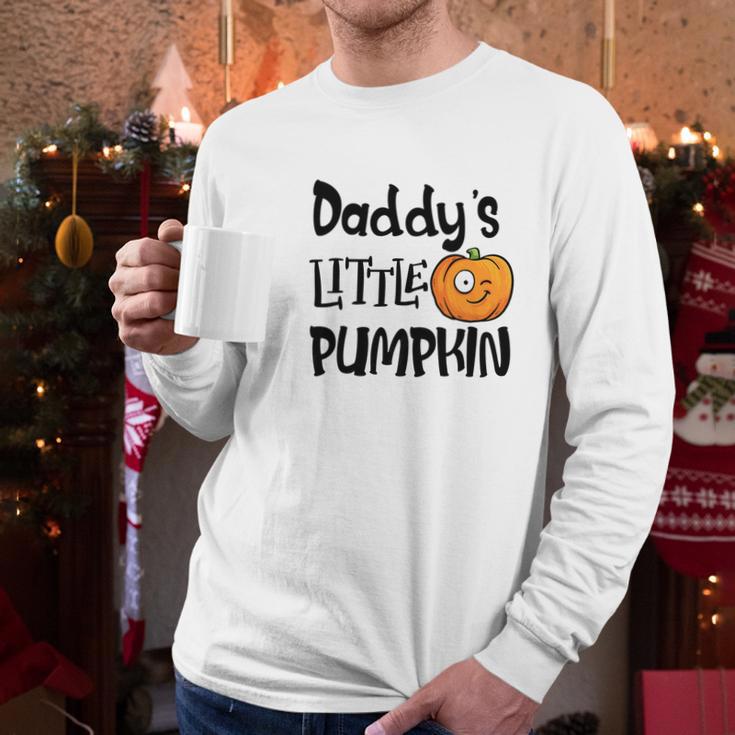 Mens Daddys Little Pumpkin Bdsm Shirt Halloween Gift For Sub Men Long Sleeve Tshirt