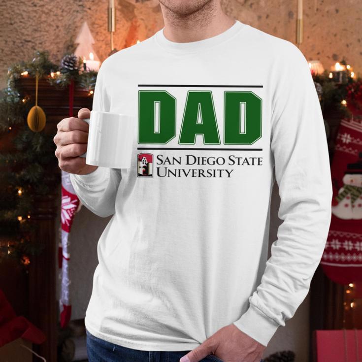 San Diego State University Proud Dad Parents Day Men Long Sleeve Tshirt