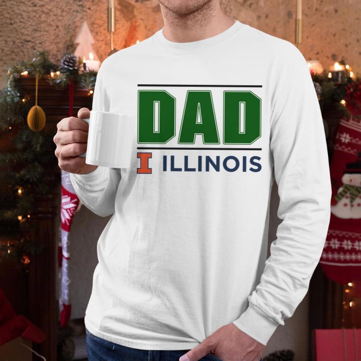 University Of Illinois At Urbana Champaign Proud Dad Parents Day 2020 Men Long Sleeve Tshirt