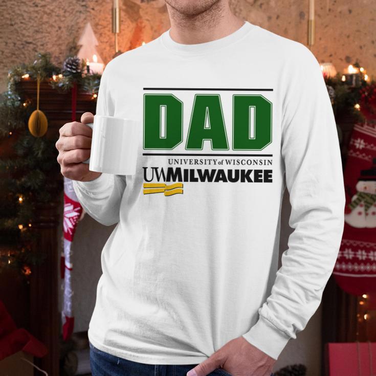 University Of Wisconsin Milwaukee Proud Dad Parents Day 2020 Men Long Sleeve Tshirt