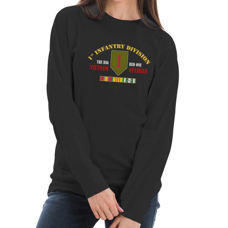 1St Infantry Division Vietnam Veteran The Big Red One Gift Men Women T-Shirt Graphic Print Casual Unisex Tee Women Long Sleeve Tshirt