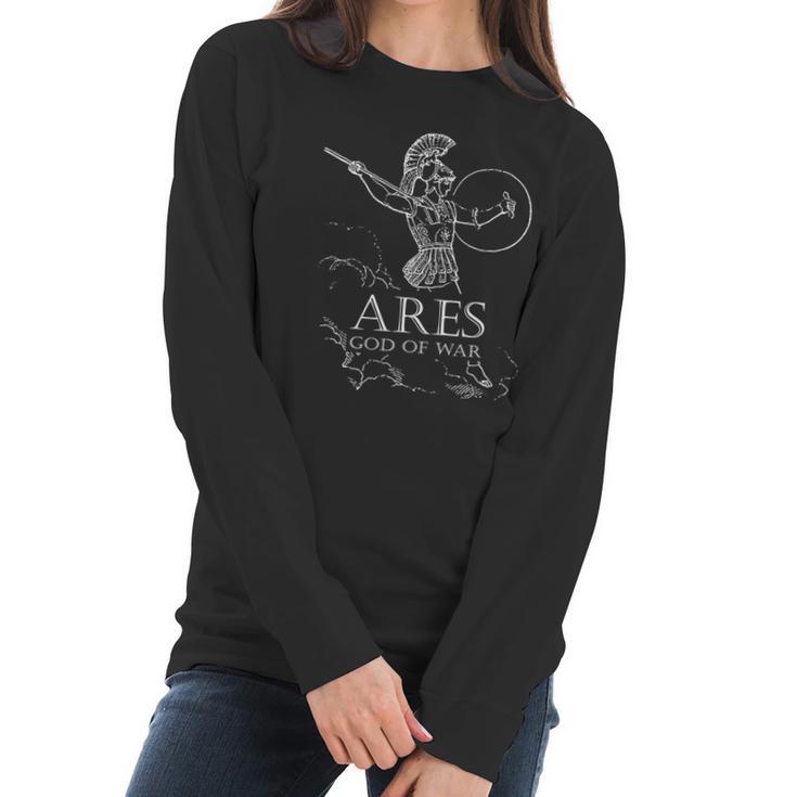 Ares God Of War Greek Mythology Women Long Sleeve Tshirt