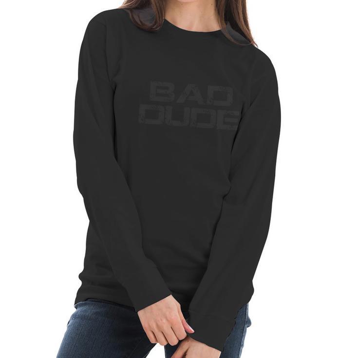 Bee Bad Dude Women Long Sleeve Tshirt