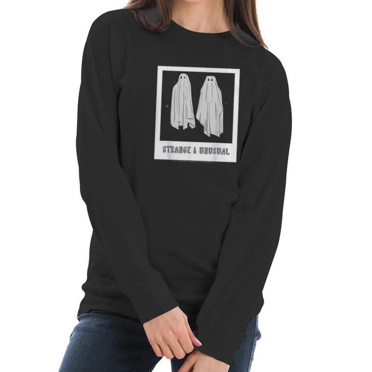 Beetlejuice Ghost Polaroid Strange Women Long Sleeve Tshirt