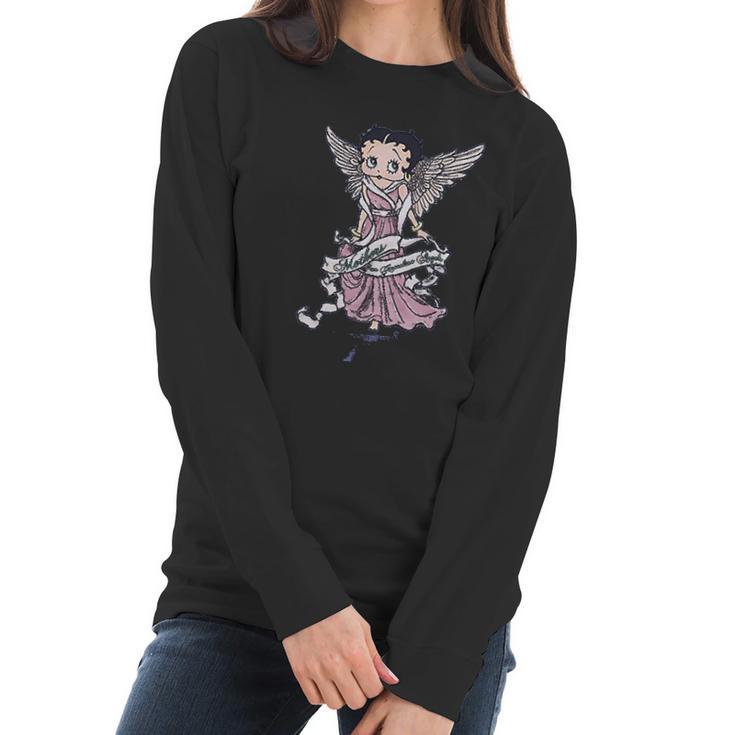 Betty Boop Mother Guardian Women Long Sleeve Tshirt