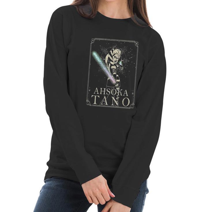 The Clone Wars Ahsoka Tano Celestial Portrait Women Long Sleeve Tshirt