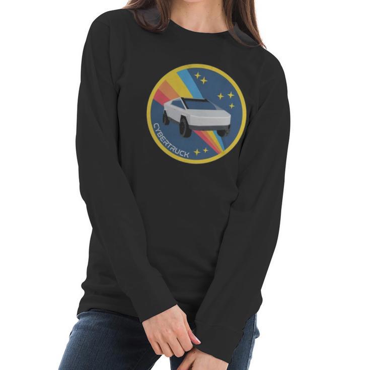 Cybertruck Mission Patch Women Long Sleeve Tshirt