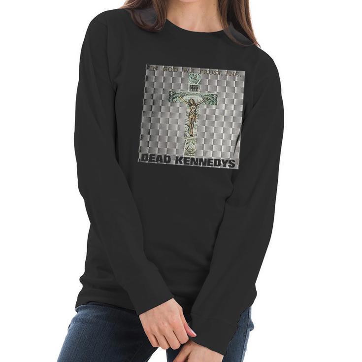 Dead Kennedys In God We Trust Women Long Sleeve Tshirt