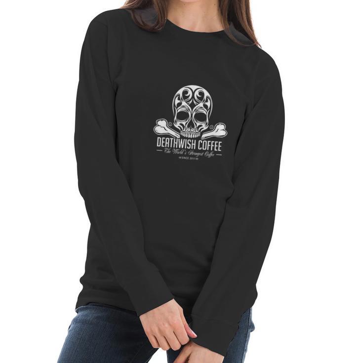 Deathwish Coffee Women Long Sleeve Tshirt