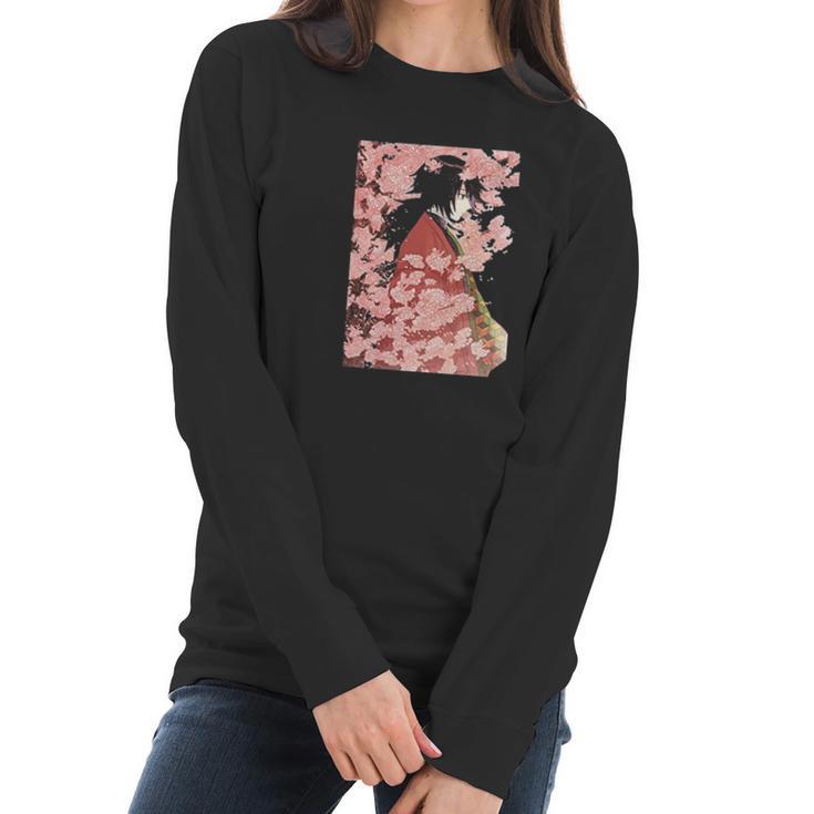 Demon Slayer Kimetsu No Yaiba Flowers Women Long Sleeve Tshirt