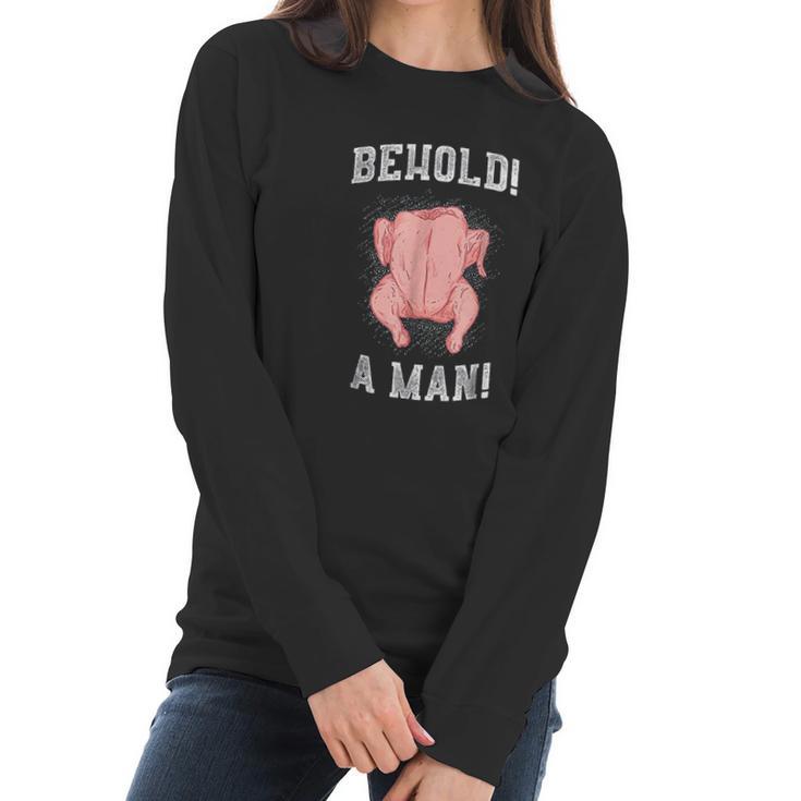 Diogenes Behold A Man Chicken Epic Philosophy Women Long Sleeve Tshirt