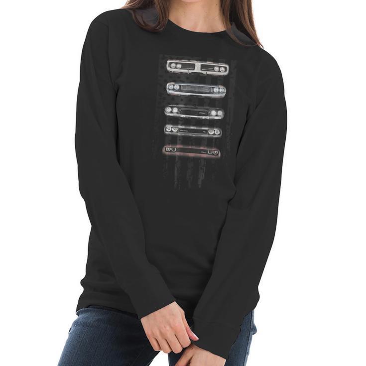 Dodge Challenger  V4 Men Women T-Shirt Graphic Print Casual Unisex Tee Women Long Sleeve Tshirt