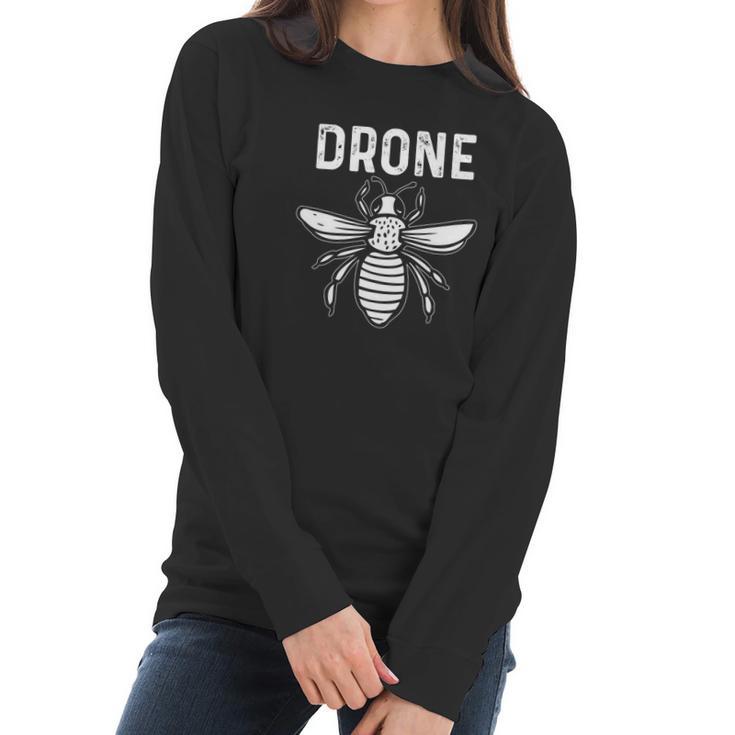 Drone Bee Colony Hive Beekeeping Women Long Sleeve Tshirt