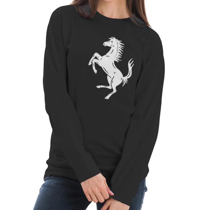 Ferrari Prancing Horse Women Long Sleeve Tshirt