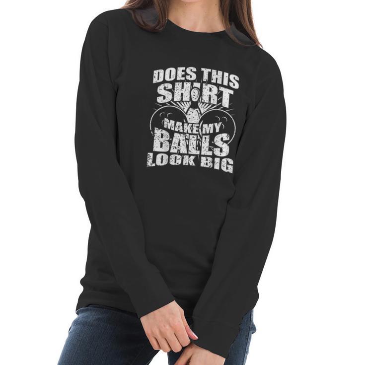 Funny Bowling Ball Gag Gift Bowling Women Long Sleeve Tshirt