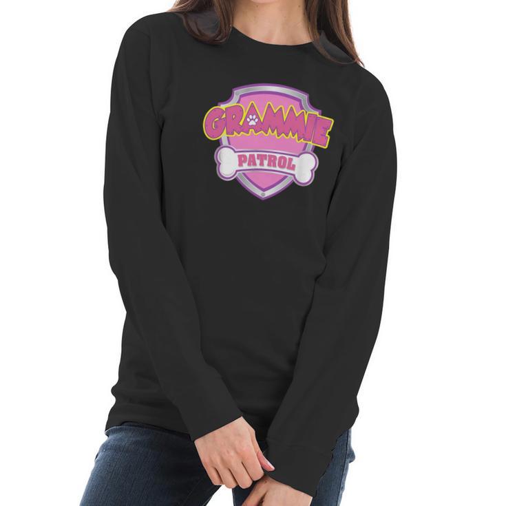 Funny Grammie Patrol - Grandma Women Long Sleeve Tshirt