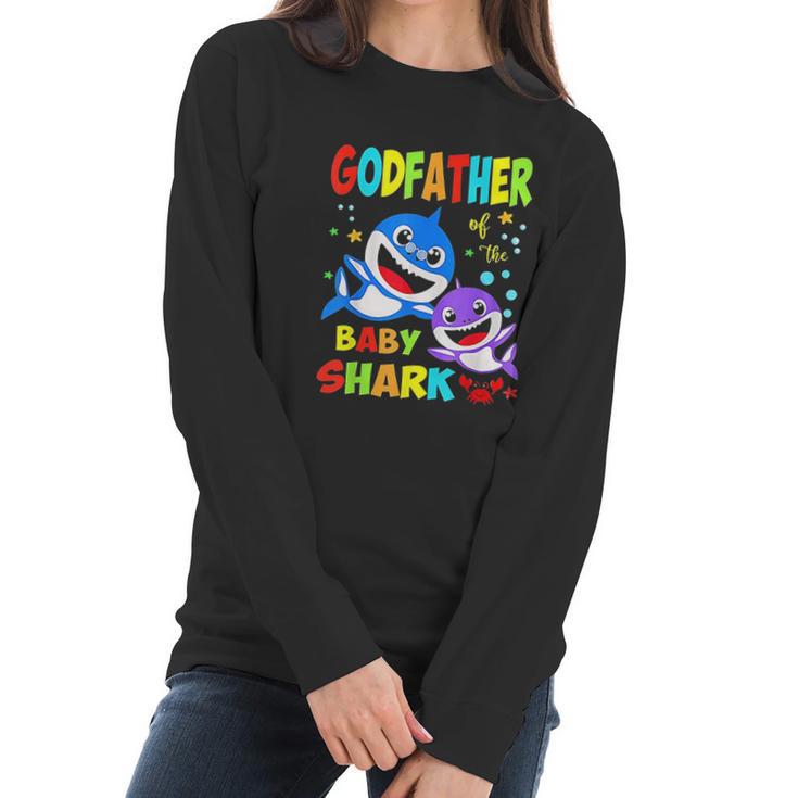 Godfather Of The Baby Shark Women Long Sleeve Tshirt