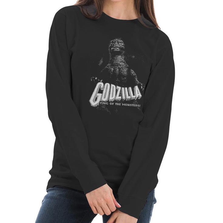 Godzilla King Of Monsters Women Long Sleeve Tshirt