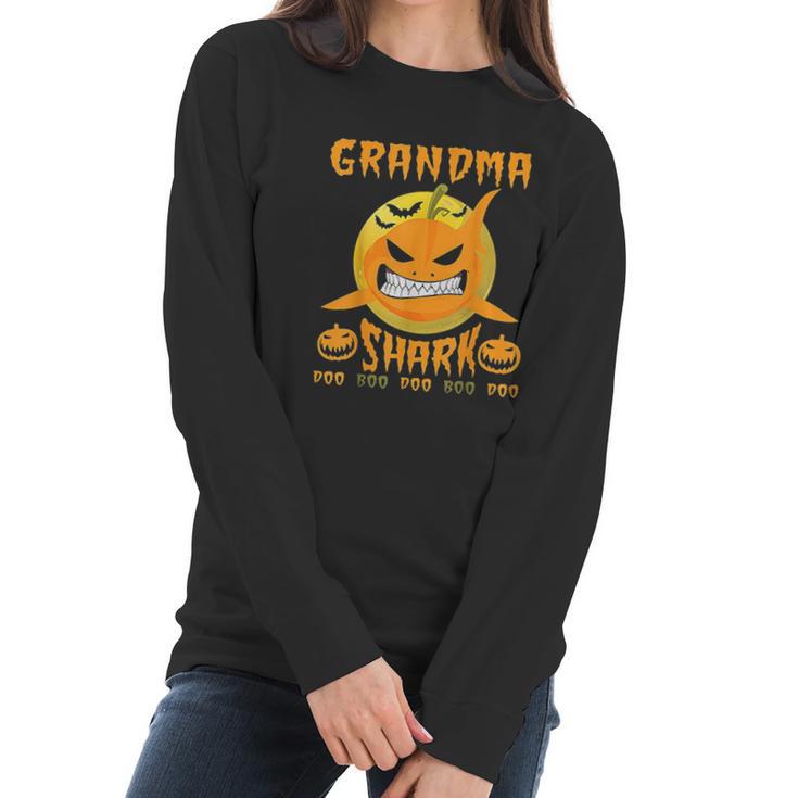 Grandma Shark Boo Boo Women Long Sleeve Tshirt