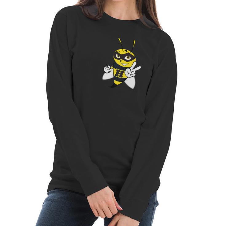 Hero Bee Fighting Logo Women Long Sleeve Tshirt