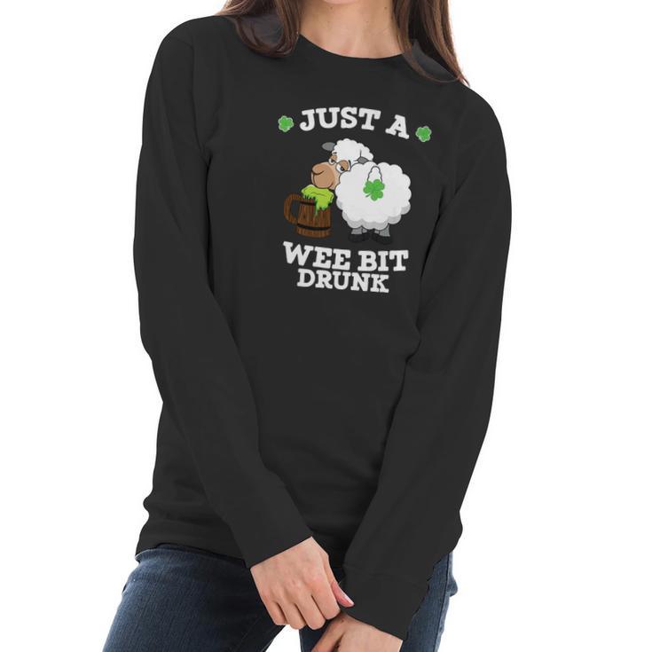 Leprechaun Sheep Beer St Paddy Day Women Long Sleeve Tshirt