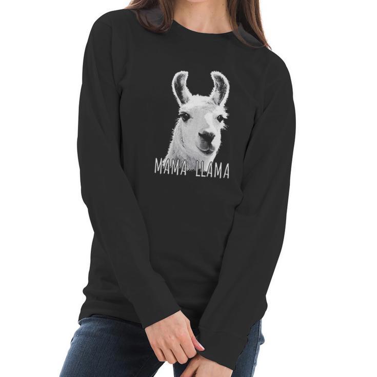 Mama Llama Hilarious Zoo Animal Women Long Sleeve Tshirt