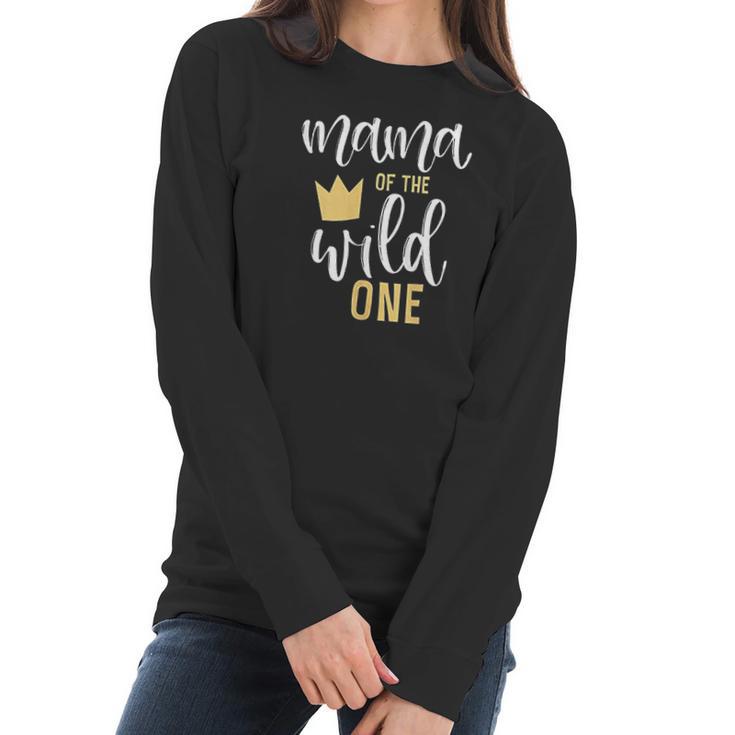 Mama Of The Wild One Women Long Sleeve Tshirt