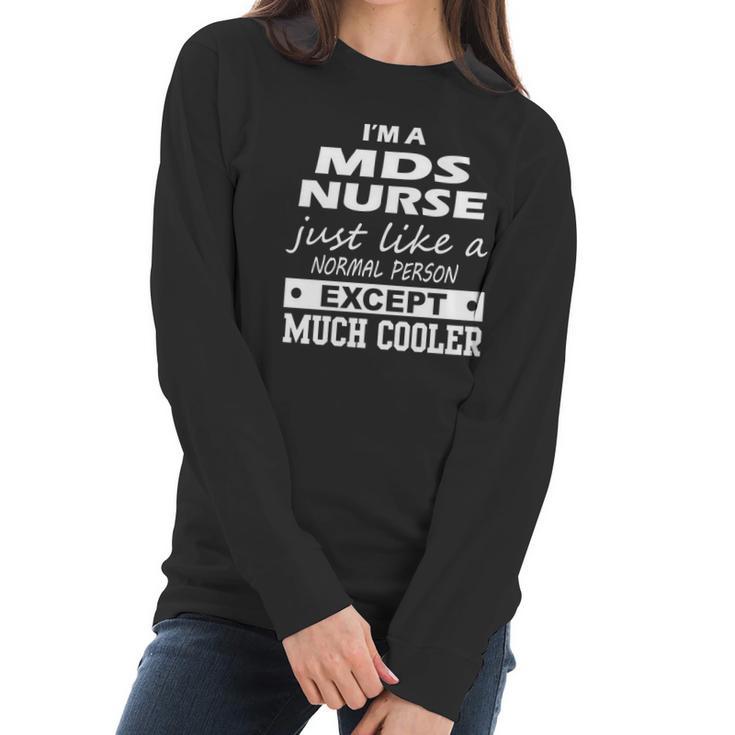 Mds Nurse Cooler Women Long Sleeve Tshirt