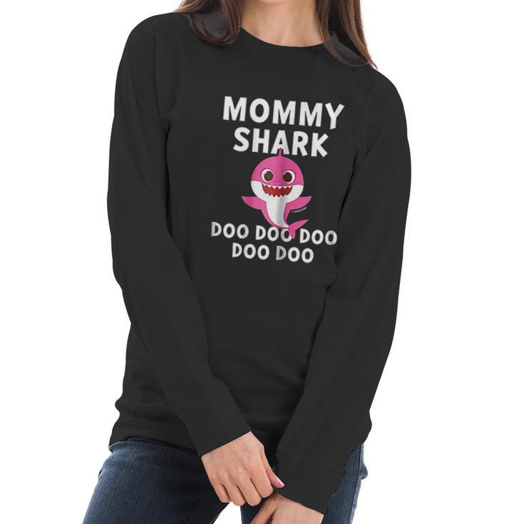 Mommy Shark Doo Shark Family Women Long Sleeve Tshirt