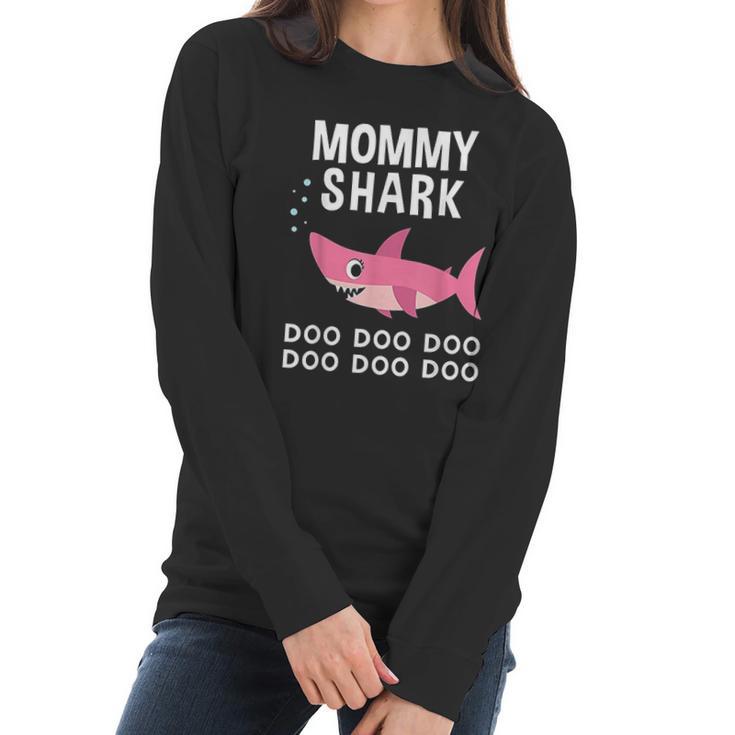 Mommy Shark Doo Doo Mothers Day Mommy Shark Women Long Sleeve Tshirt