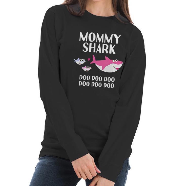 Mommy Shark Doo Doo Shirt Mommy Shark Mothers Day Gift Women Long Sleeve Tshirt