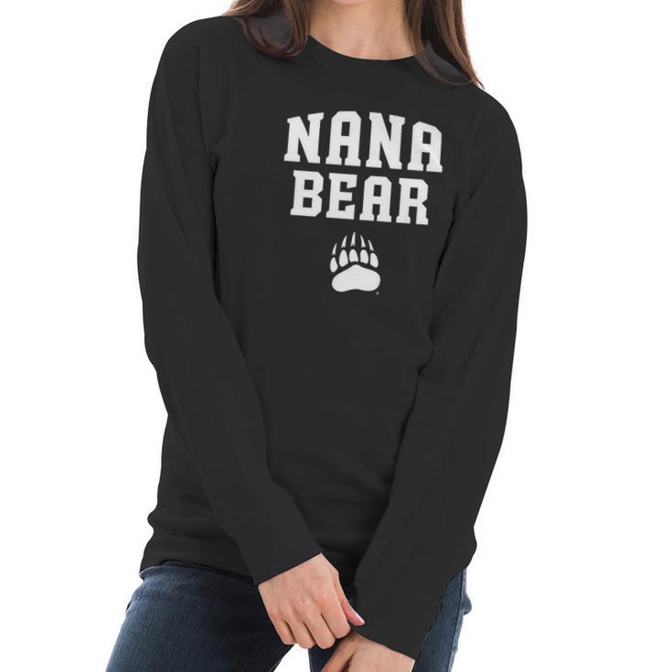 Montana Grizzlies Nana Bear  Apparel Women Long Sleeve Tshirt