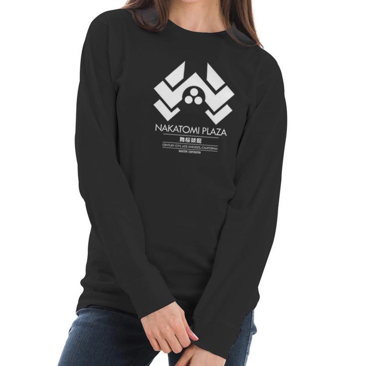 Nakatomi Plaza Hans Gruber Christmas Movie Women Long Sleeve Tshirt