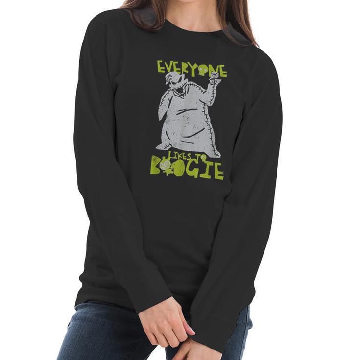 The Nightmare Before Christmas Oogie Boogie Women Long Sleeve Tshirt