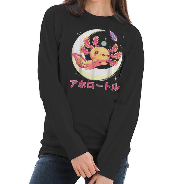 Pastel Goth Axolotl Kawaii Japanese Anime Aesthetic Nu Goth  Men Women T-Shirt Graphic Print Casual Unisex Tee Women Long Sleeve Tshirt