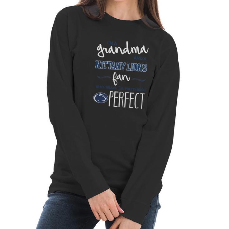 Perfect Grandma Penn State Women Long Sleeve Tshirt