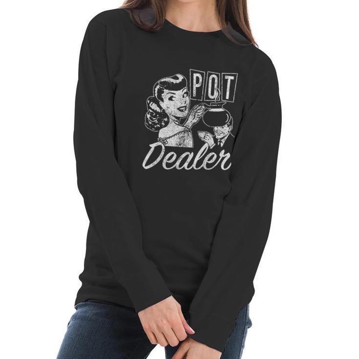 Womens Pot Dealer Women Long Sleeve Tshirt