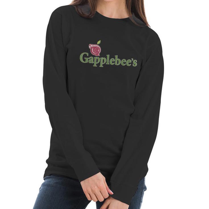 Retro Gapplebees Drag Racing Funny Car Lover Women Long Sleeve Tshirt