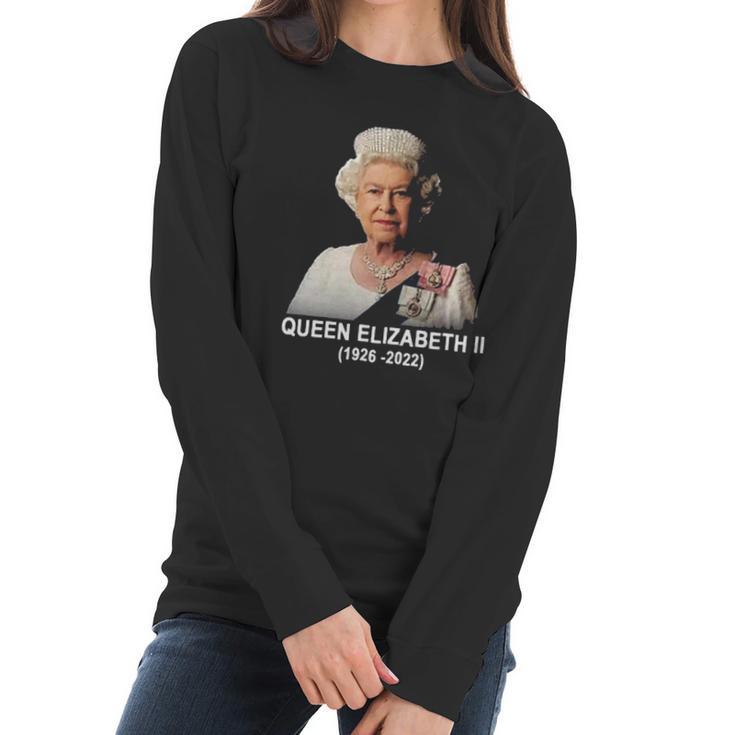 RIP Queen Elizabeth II 1926-2022 Gift Men Women T-Shirt Graphic Print Casual Unisex Tee Women Long Sleeve Tshirt