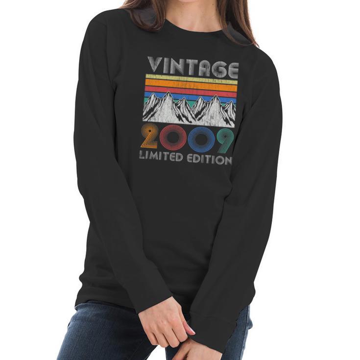 Vintage 2009 13Th Birthday 13 Years Old Gift Men Women Women Long Sleeve Tshirt