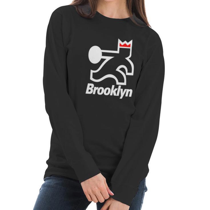 Vintage Bowling Brooklyn Women Long Sleeve Tshirt