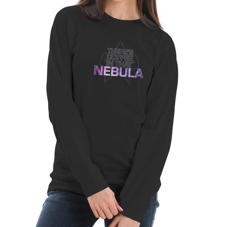 Voyager Coffee In That Nebula Women Long Sleeve Tshirt