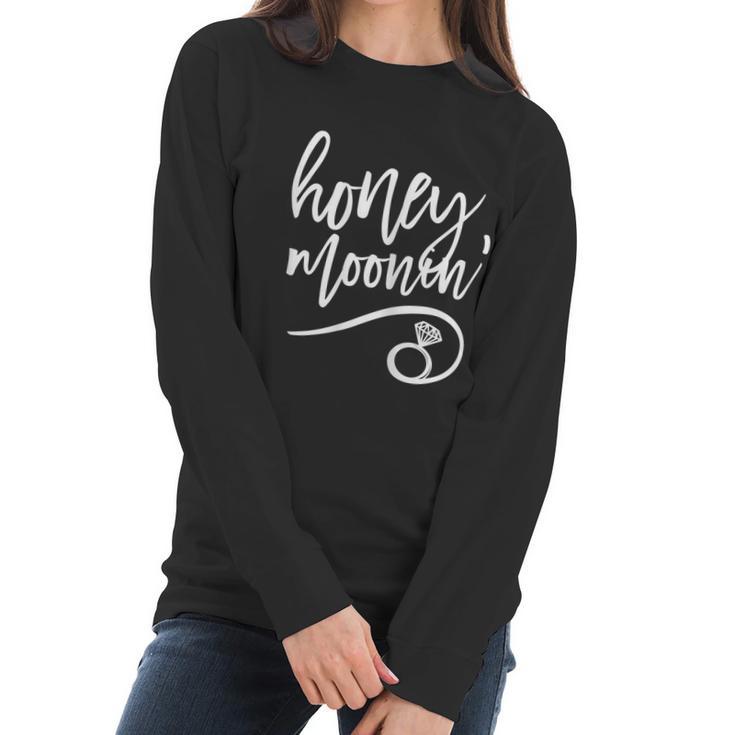 Womens Wedding Honeymoon For The Bride Newlyweds Honeymooning Women Long Sleeve Tshirt