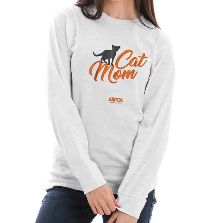 Aspca Cat Mom Women Long Sleeve Tshirt