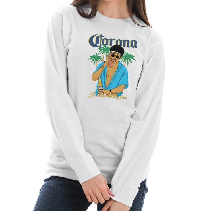 Bad Bunny X Corona Beer Hoodie Women Long Sleeve Tshirt