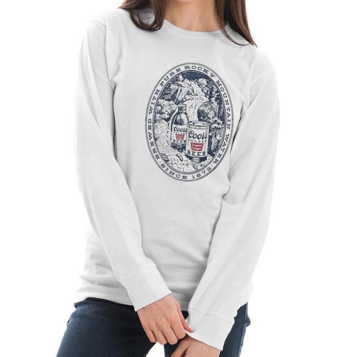 Coors Golden Beer Women Long Sleeve Tshirt