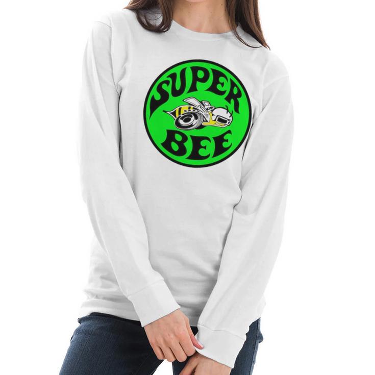 Dodge Super Bee  2 Graphic Design Printed Casual Daily Basic Women Long Sleeve Tshirt