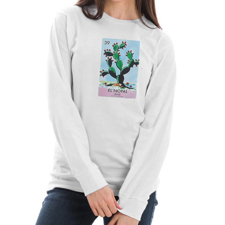 El Nopal Cactus Women Long Sleeve Tshirt