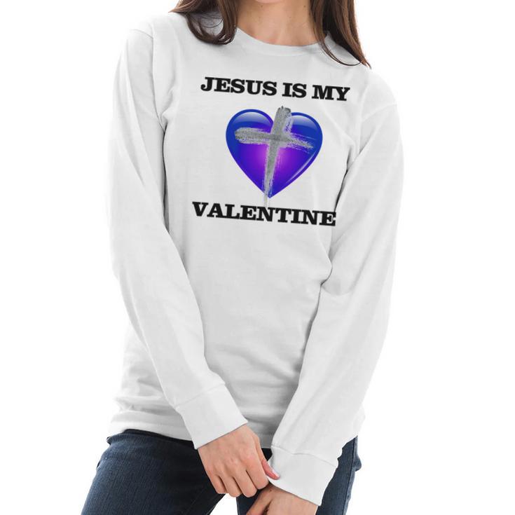 Jesus Is My Ash Wednesday Valentine Women Long Sleeve Tshirt